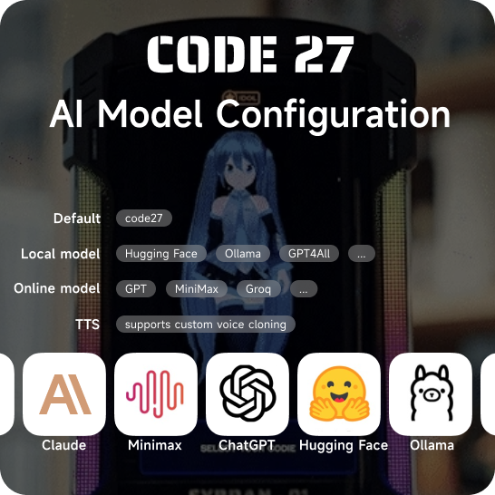 Pre-order! SyBran CODE27 Customizable 3D AI Companion Hub